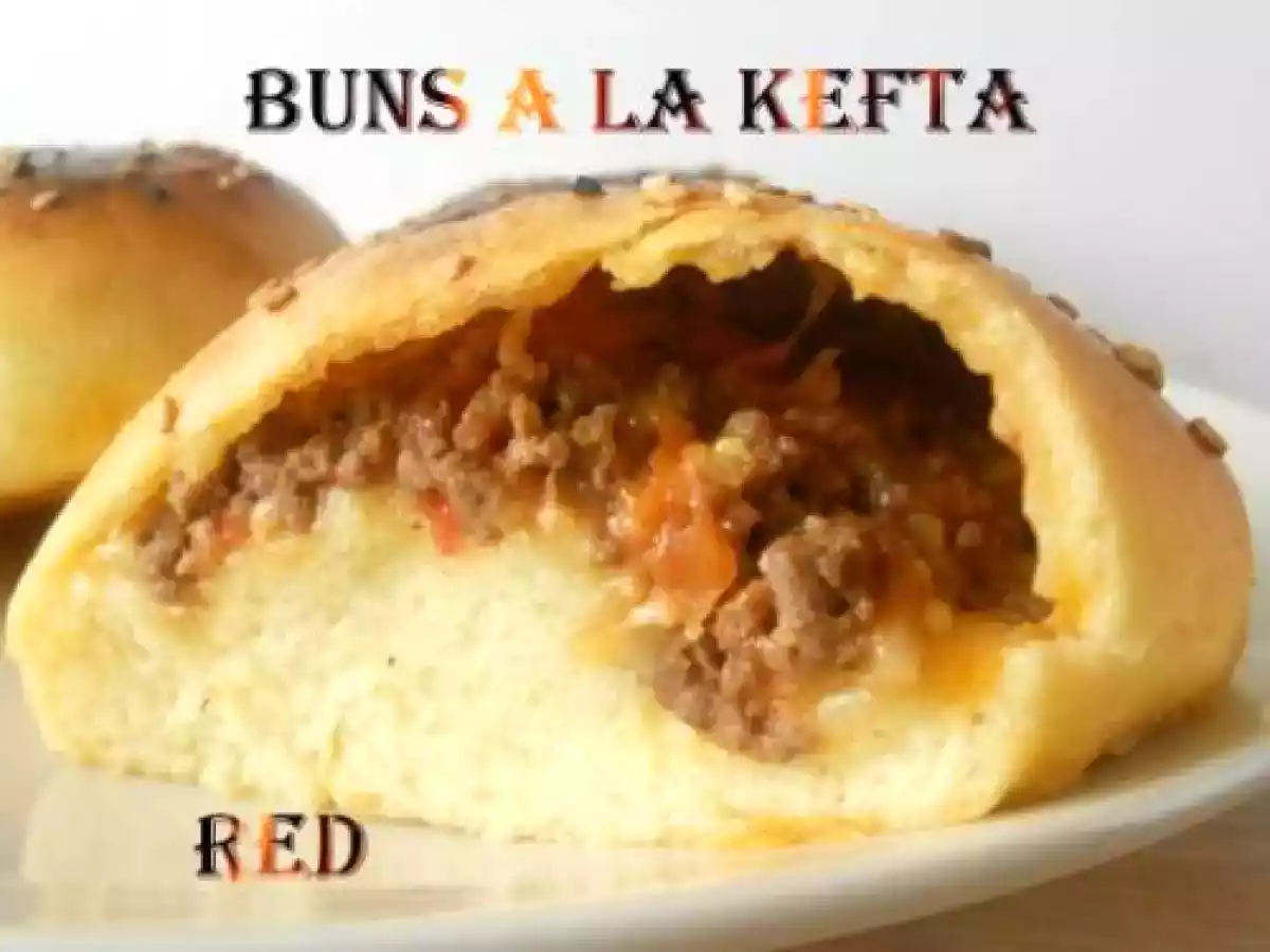 Buns à la kefta, nouvelle version