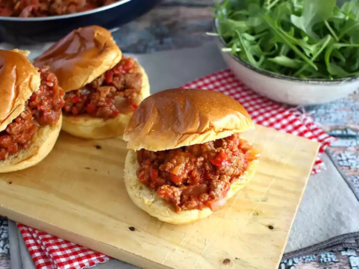 Burger style Sloppy Joe