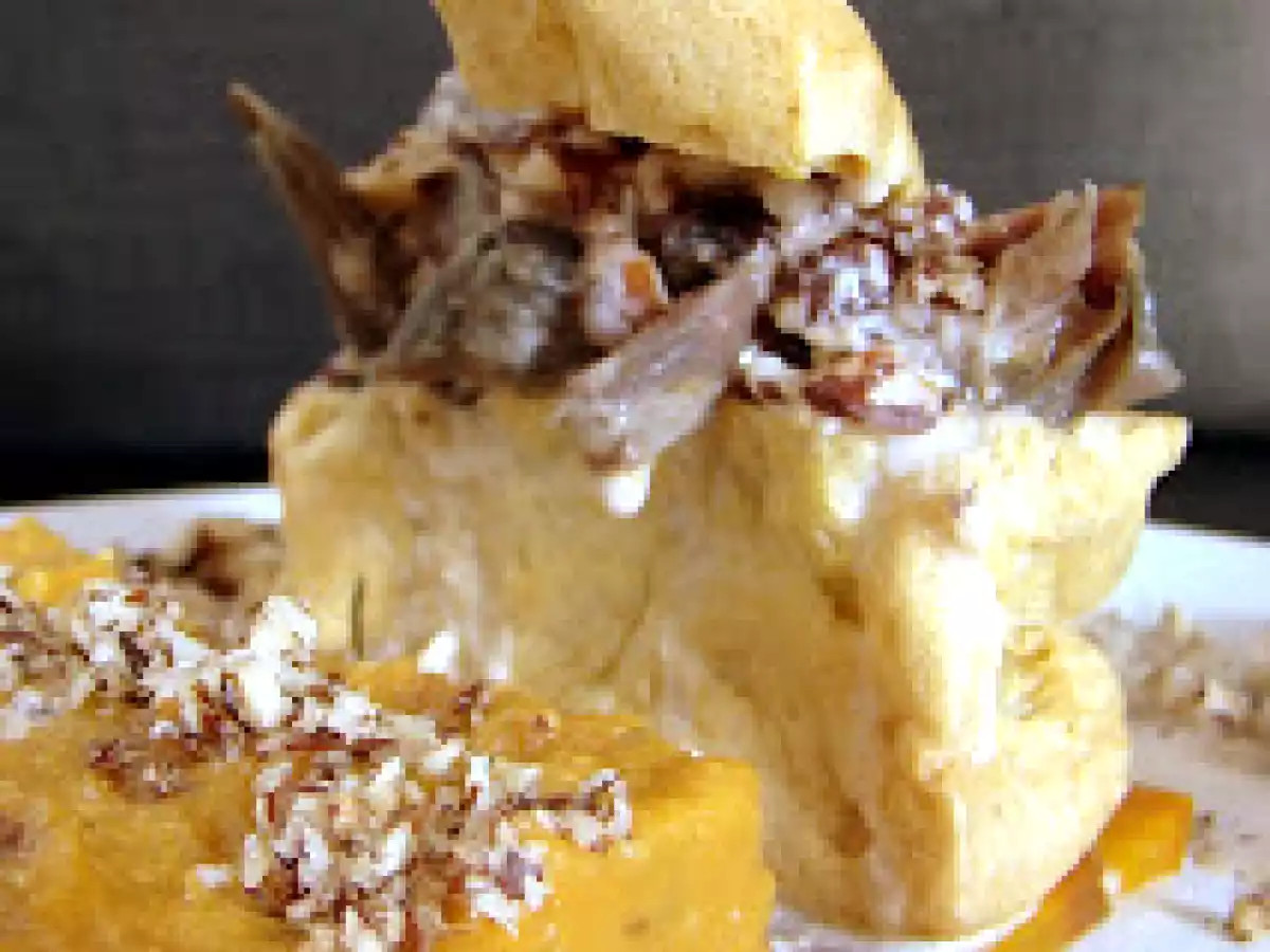 C'est l'histoire d'un canard, d'une pate a choux, de noisettes et de patates douces...