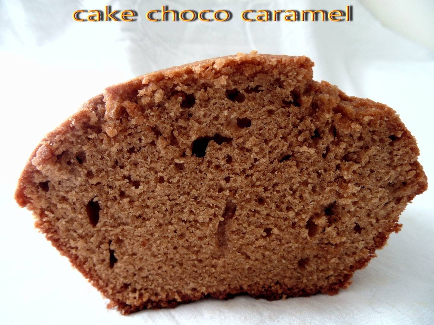 Cake choco caramel, Recette Ptitchef