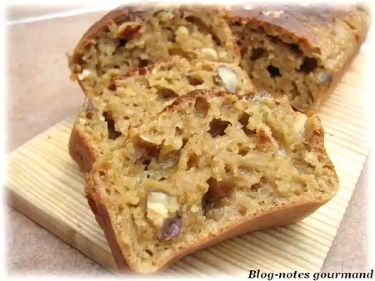 Cake chocolat blanc noisette