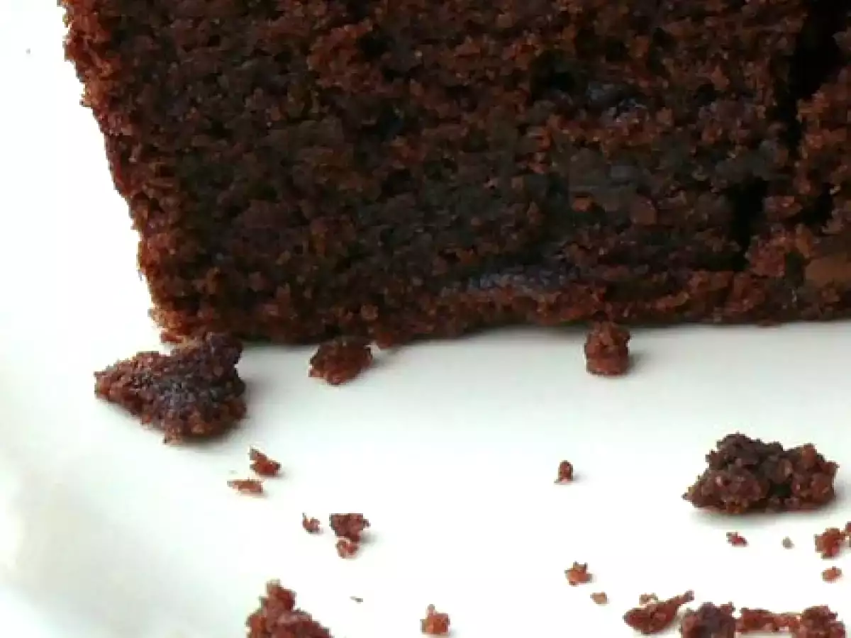 Cake chocolat cacao amer et mascarpone et pépites de chocolat au lait... - photo 4