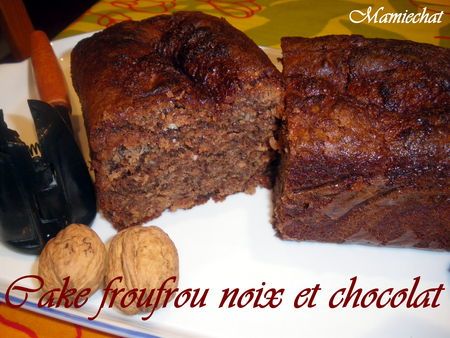 Cake Froufrou Noix Et Chocolat Recette Ptitchef