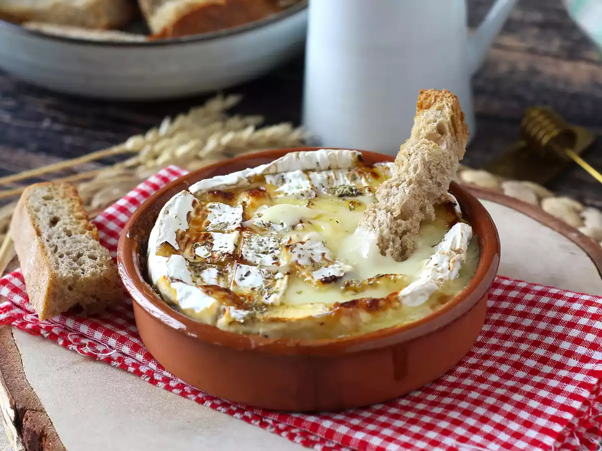 Camembert rôti au Air Fryer bien coulant!