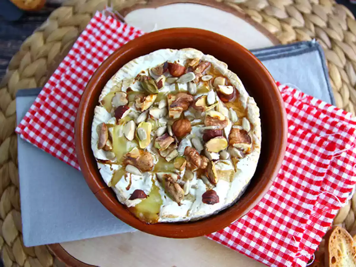 Camembert rôti au four, miel et noix - photo 5