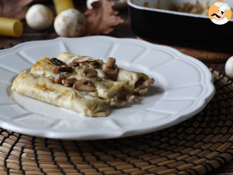 Cannelloni champignons et saucisse : un plat gourmand pour toute la famille!