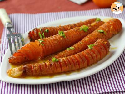 Carottes rôties au miel et à la clémentine