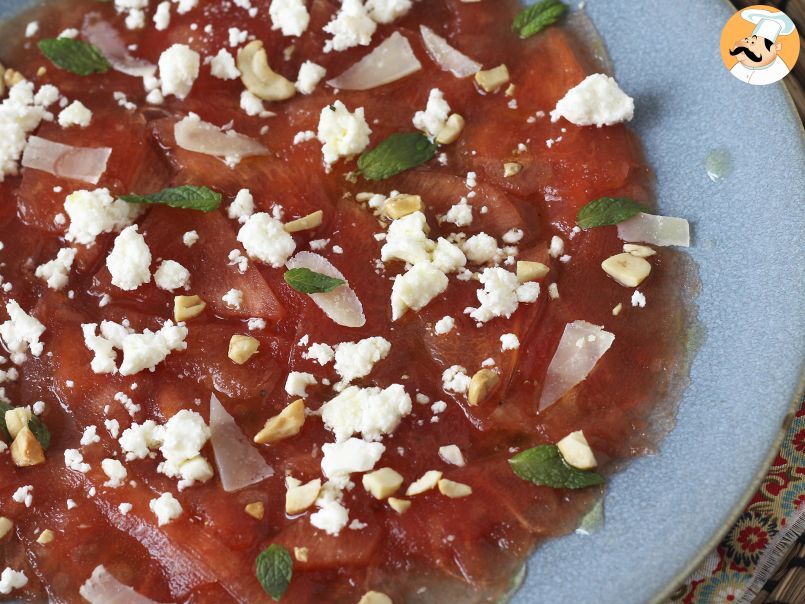 Carpaccio de pastèque: l'entrée rafraîchissante de l'été - photo 3