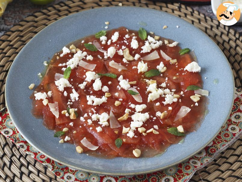 Carpaccio de pastèque: l'entrée rafraîchissante de l'été - photo 5