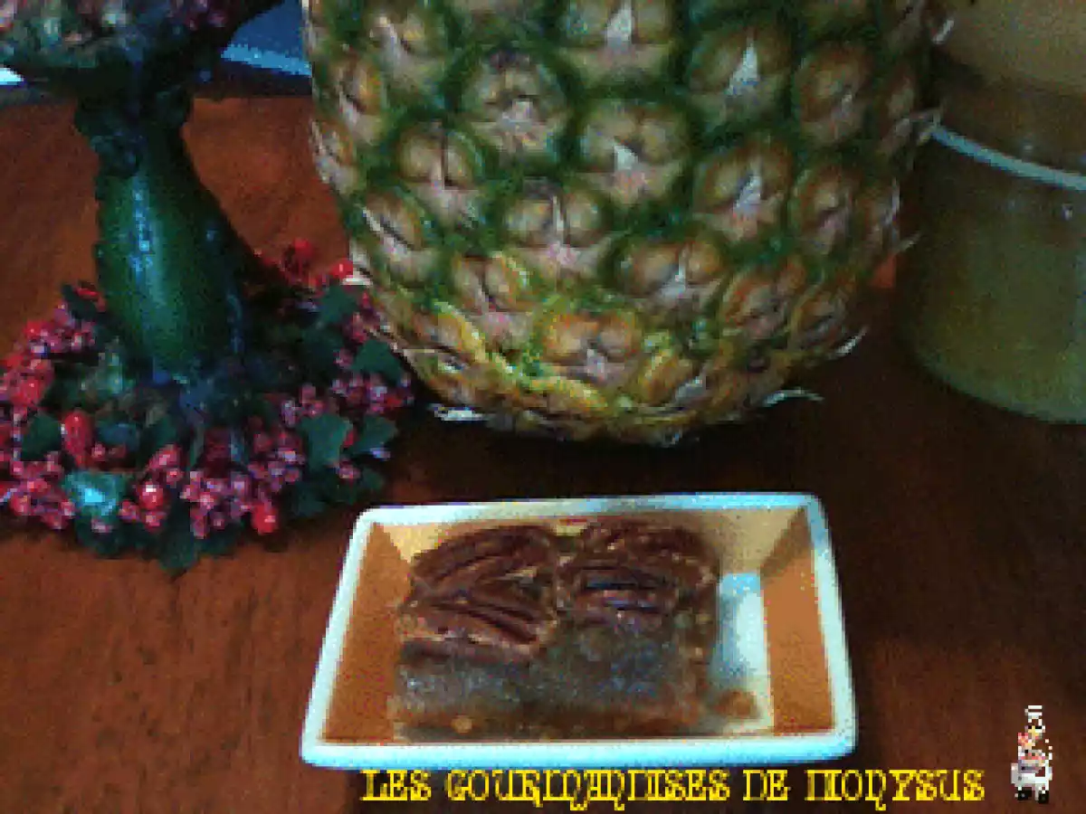 Carrés au Sirop d'érable et aux pacanes