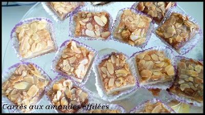 Carres Aux Amandes Effilees Recette Ptitchef