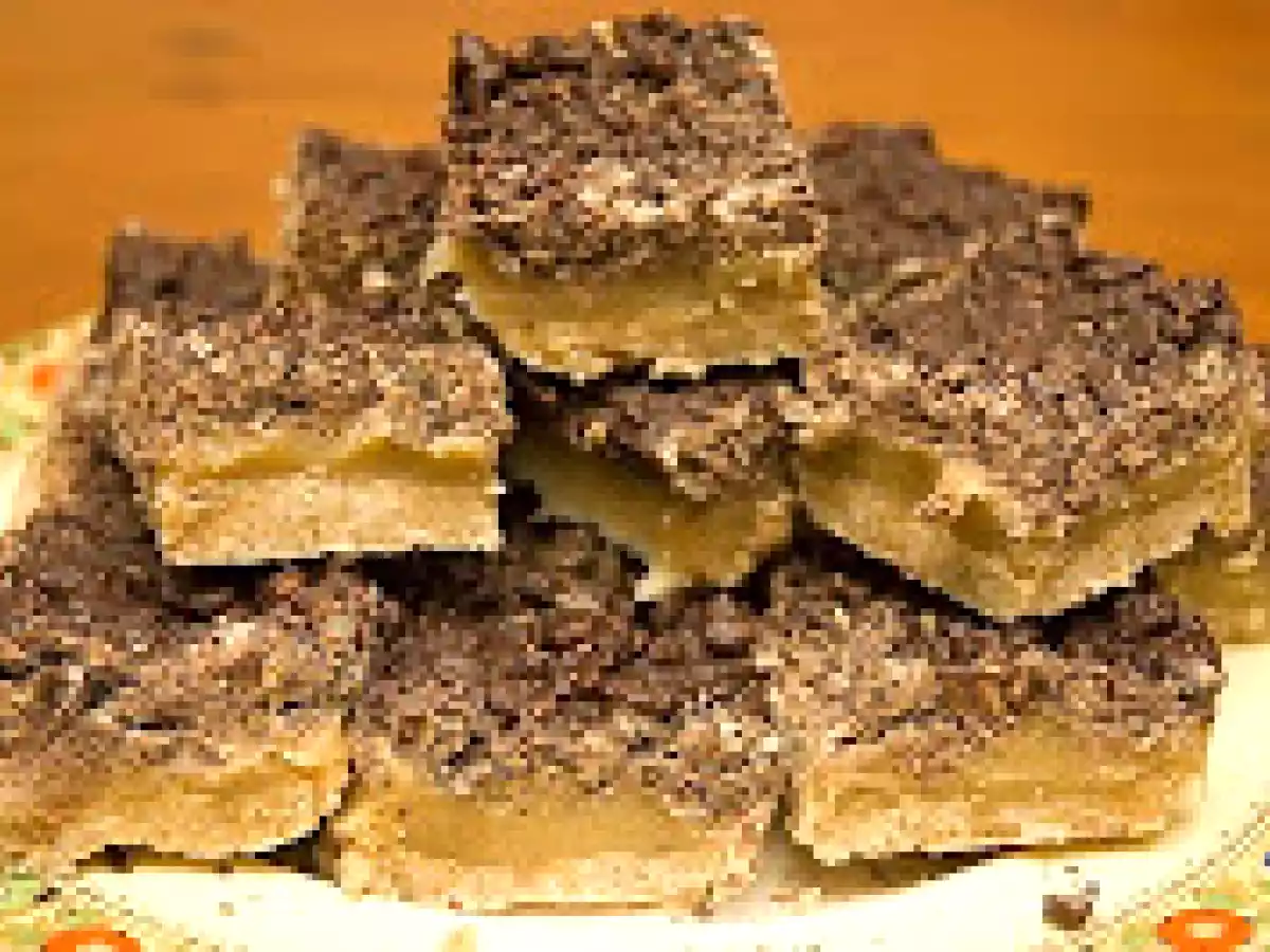 Carrés divins au caramel (Toffee squares) - photo 2