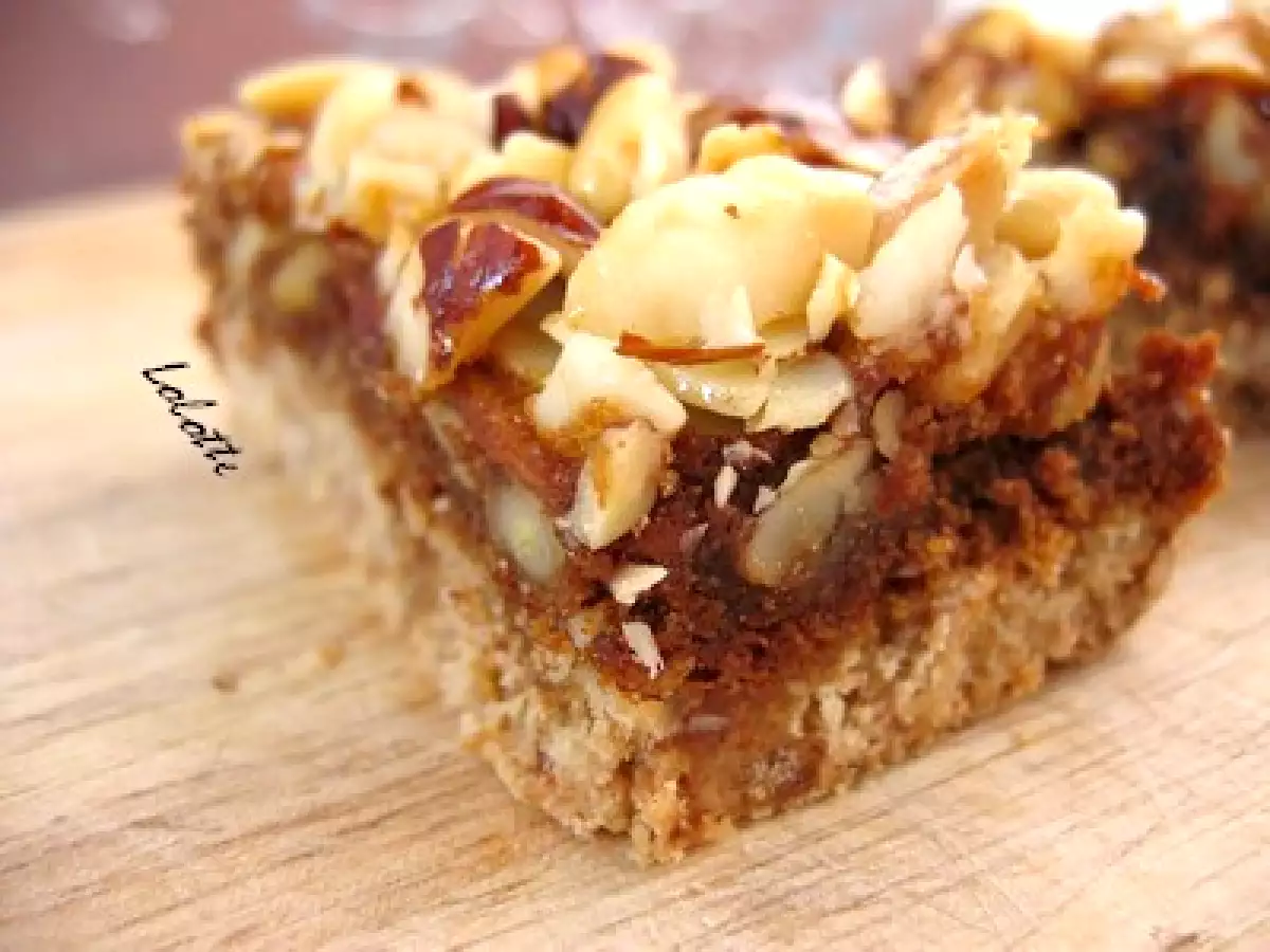 Carrés miellés « explosion de noix » à la pâte de noisettes ? - photo 3