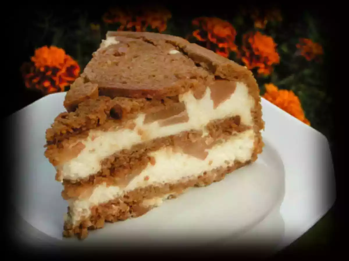 Charlotte aux poires et pain d'épices... ou gâteau de mariage ! - photo 2