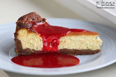 Cheesecake à la ricotta et au coulis de framboise, Recette ...