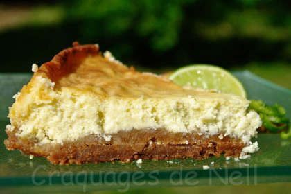 Cheesecake au citron vert & speculoos, Recette Ptitchef