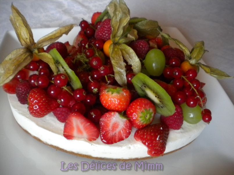 Cheesecake En Cœur Aux Fruits Frais Recette Ptitchef