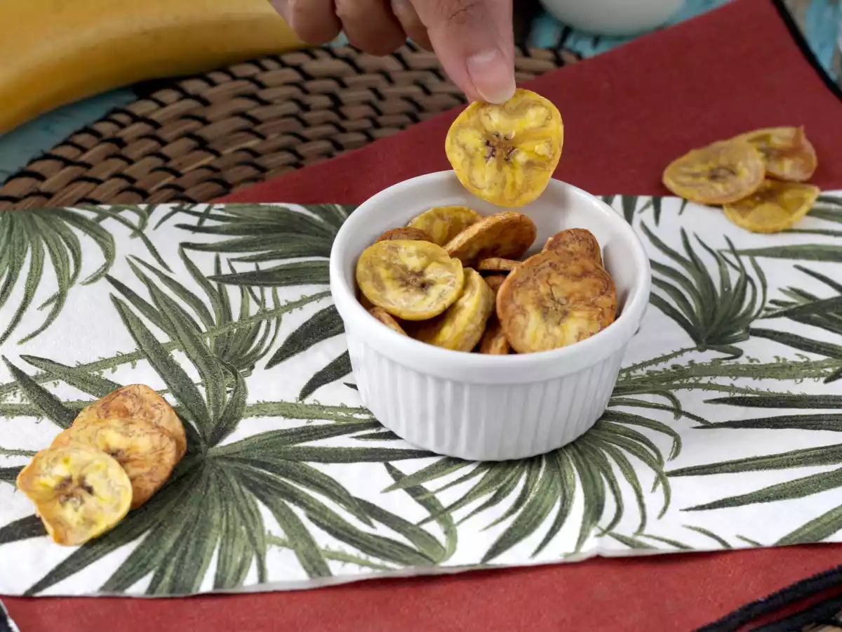 Chips de banane plantain au Air Fryer - photo 3