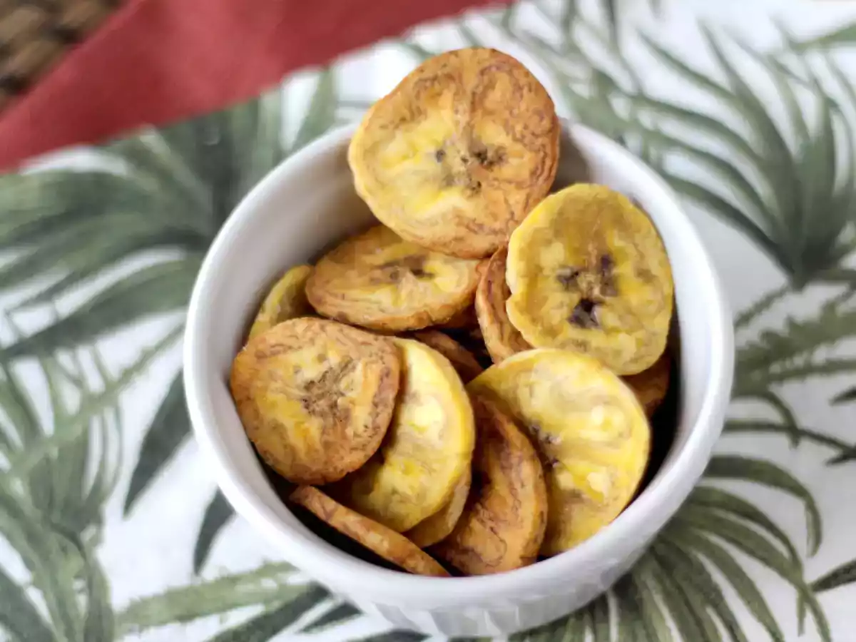 Chips de banane plantain au Air Fryer - photo 4
