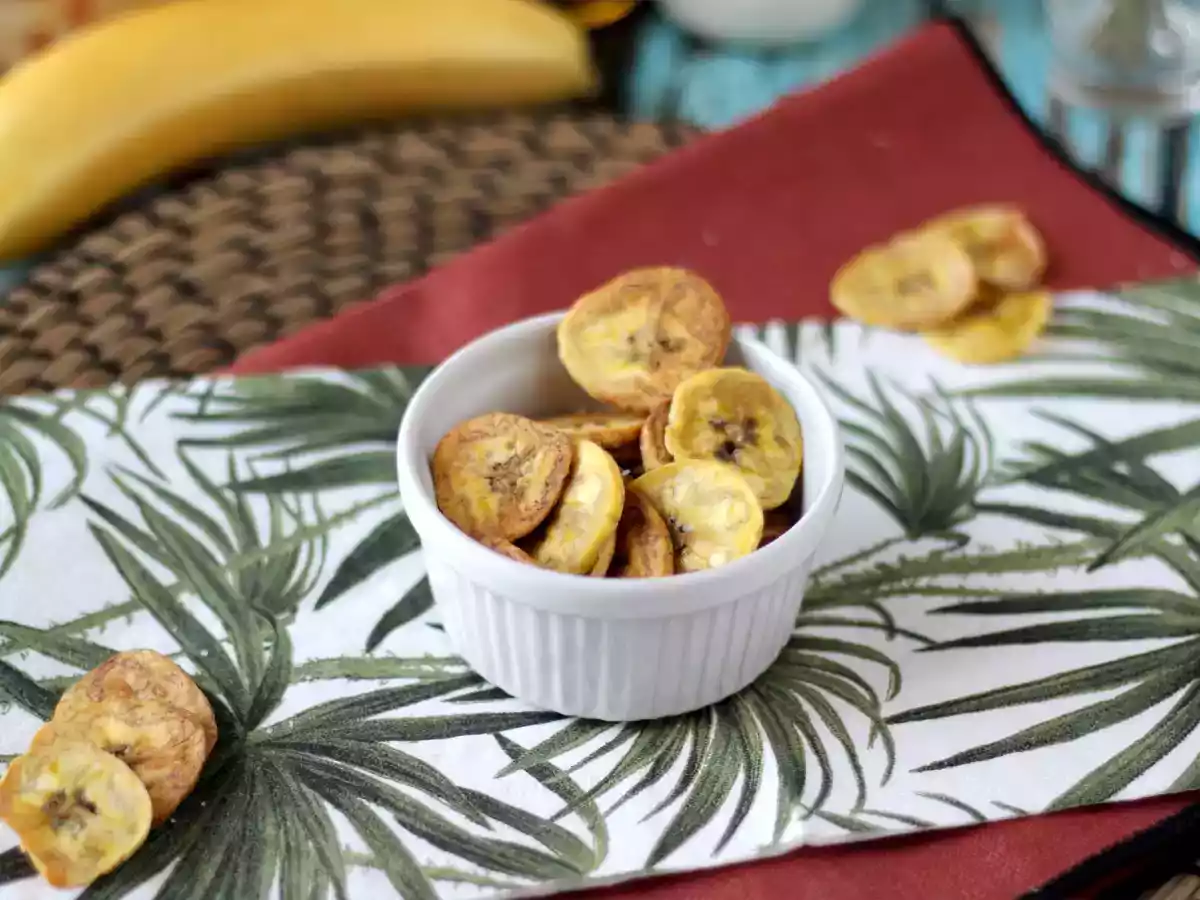Chips de banane plantain au Air Fryer - photo 5