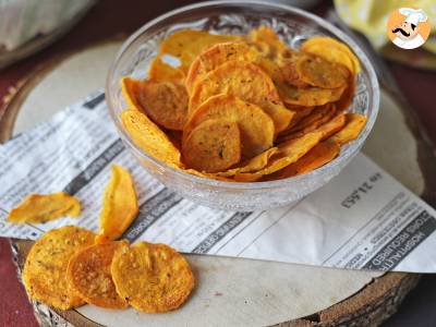 Chips de patates douces au micro-ondes, photo 1