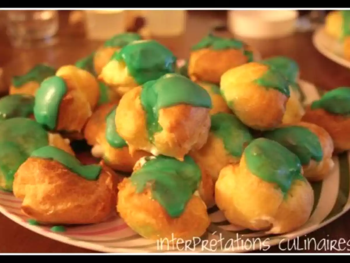 Choux à la crème de mojito