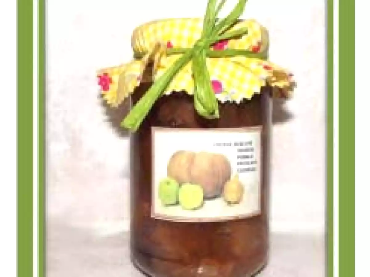 Chutney de courge muscade