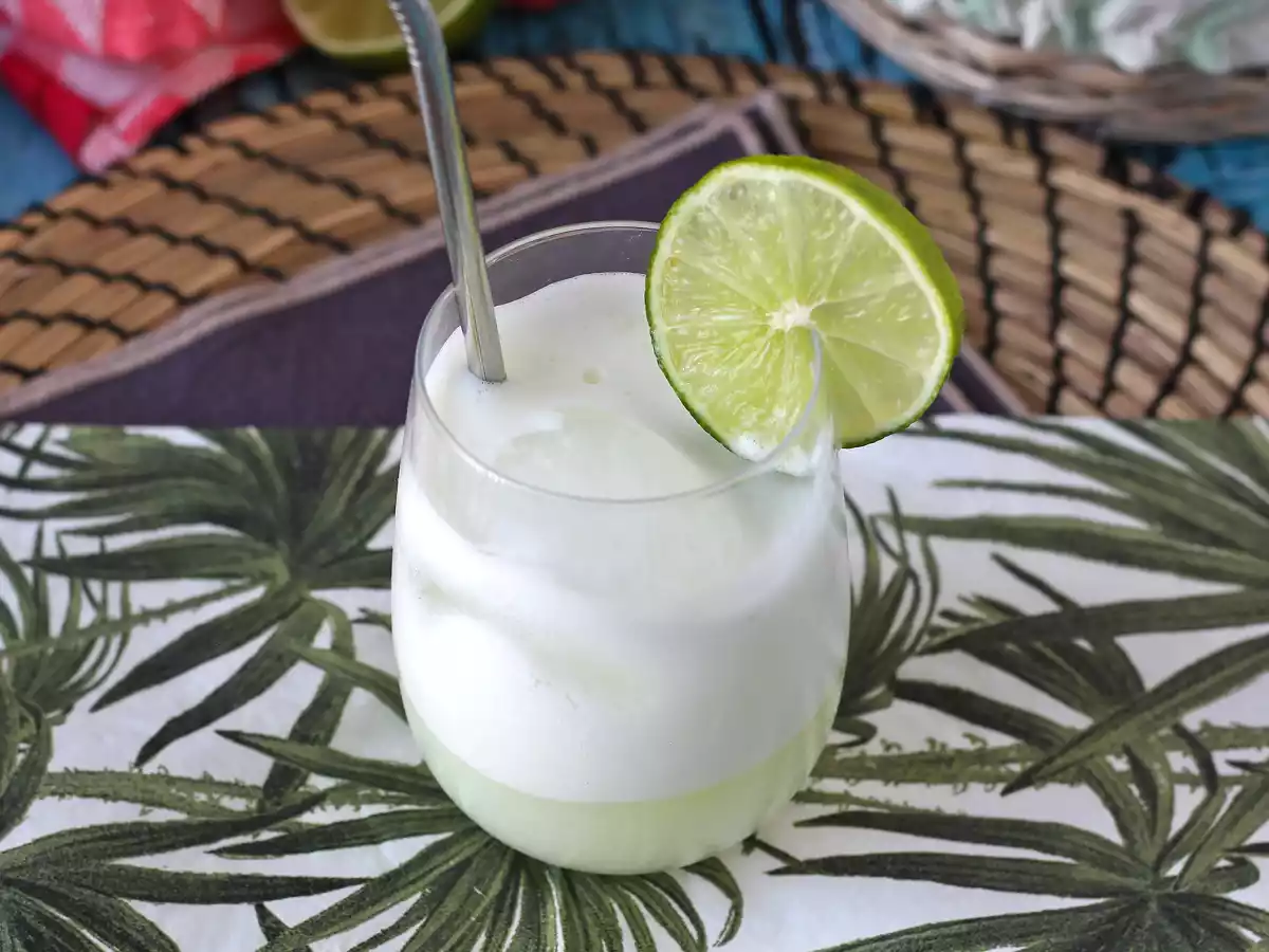 Citronnade brésilienne au lait concentré, la boisson super rafraîchissante!