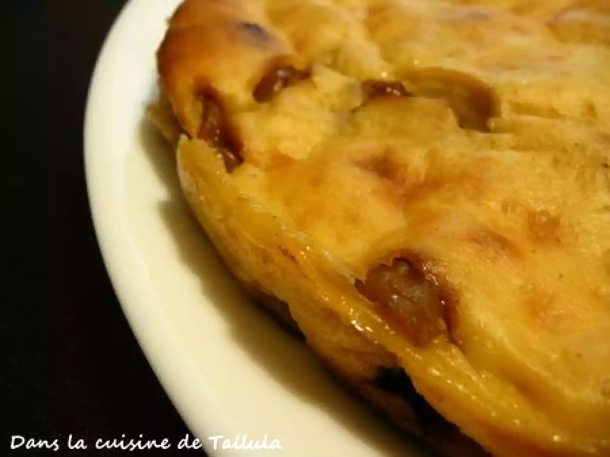 Clafouti aux mirabelles et cranberries à la faisselle