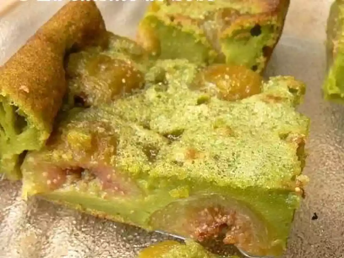 Clafoutis à la pistache et aux figues