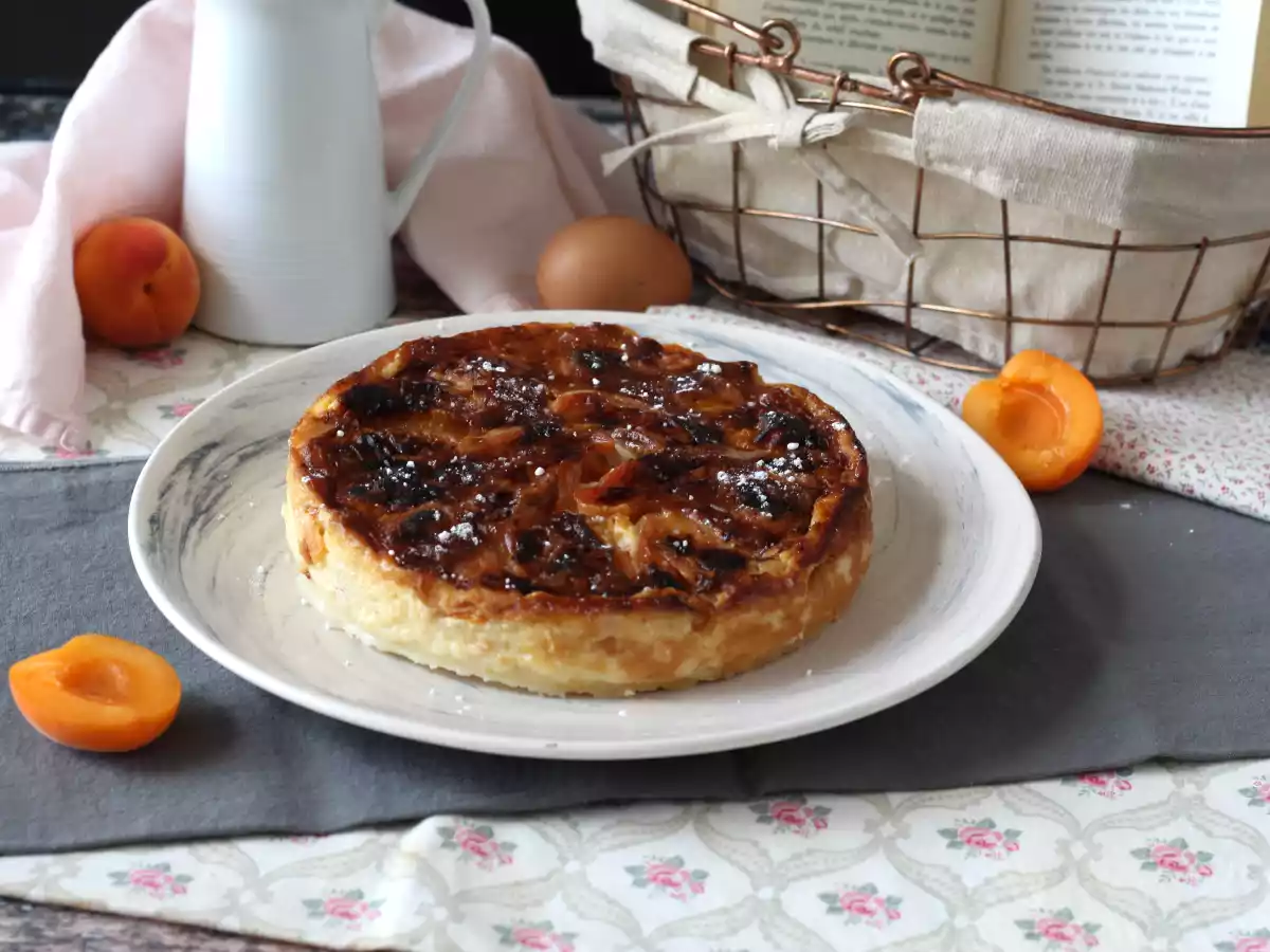 Clafoutis aux abricots au Air Fryer