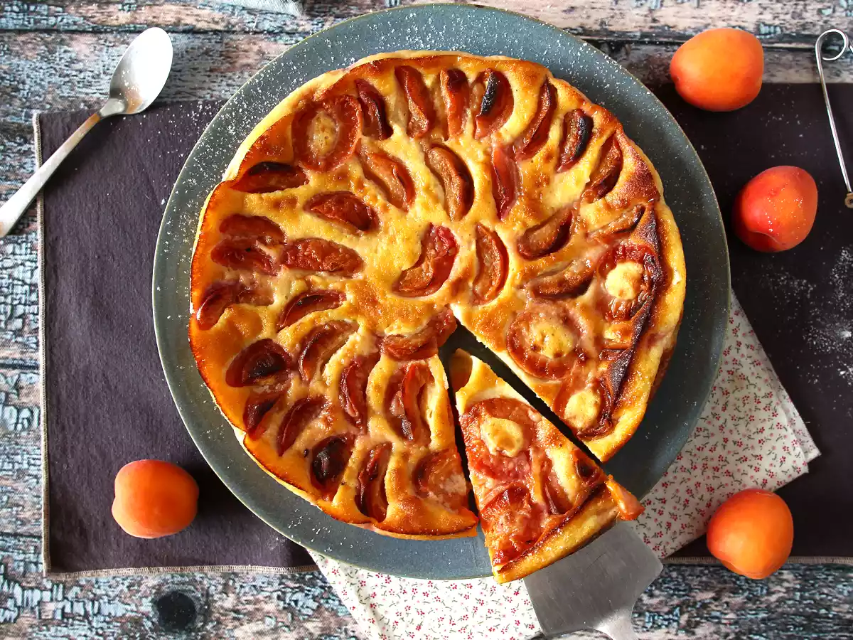 Clafoutis aux abricots facile - photo 2