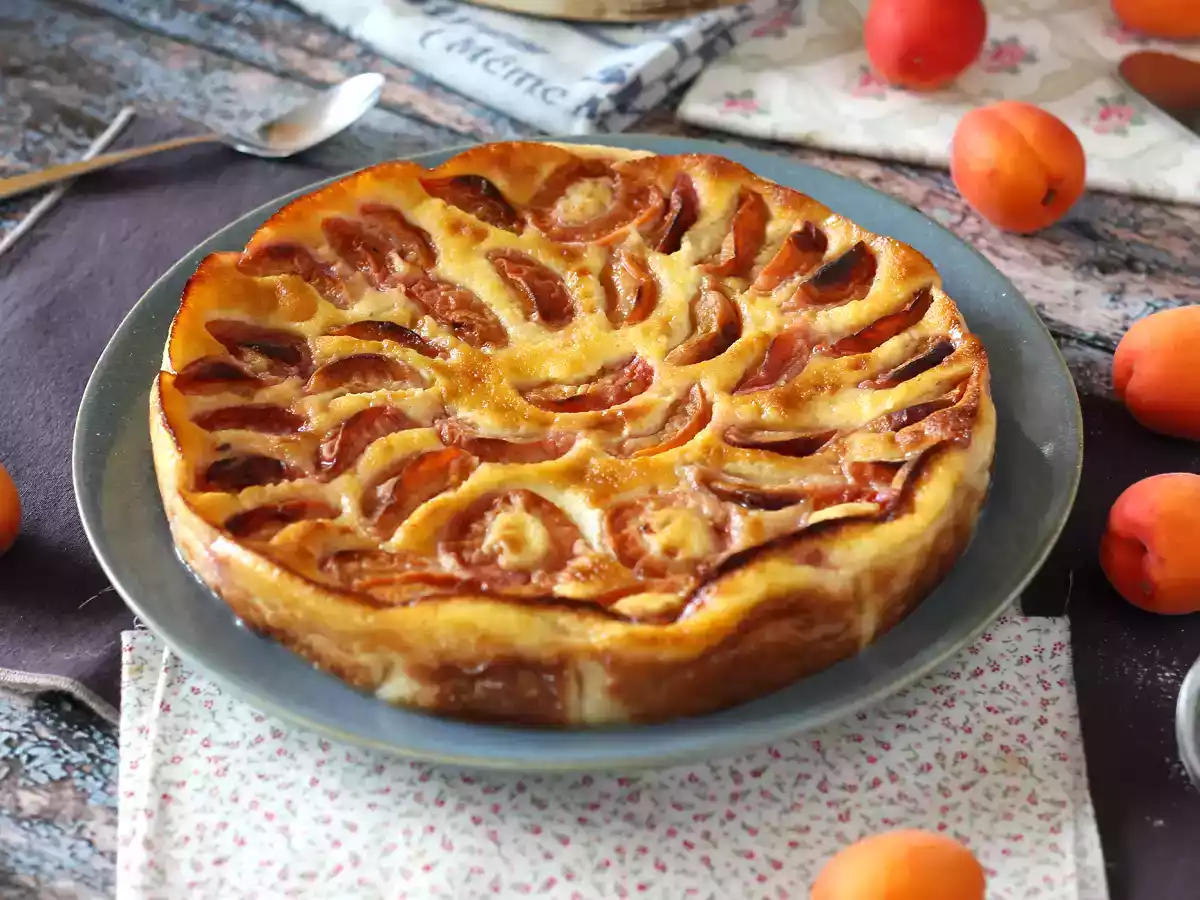 Clafoutis aux abricots facile - photo 3