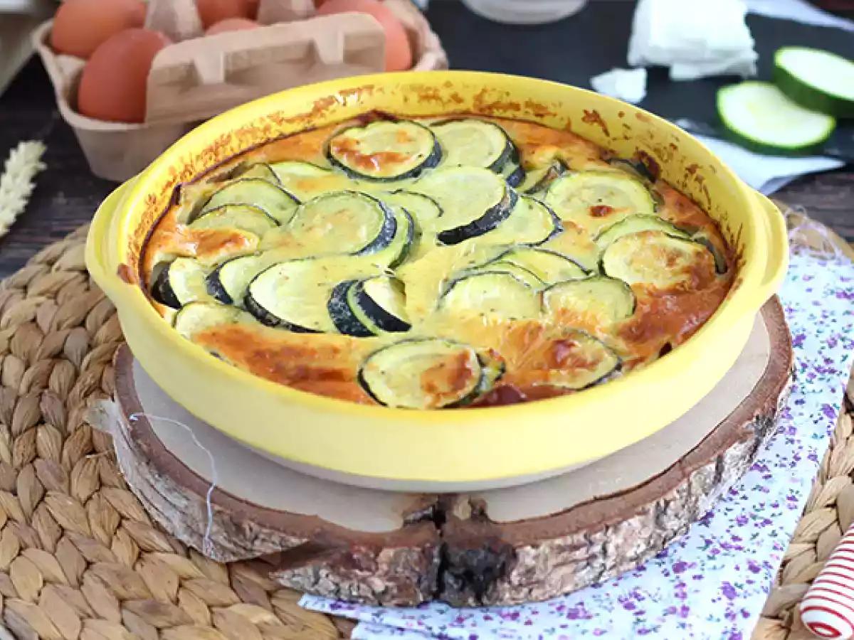 Clafoutis aux courgettes et fromage de chèvre - photo 5