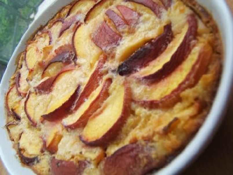 Clafoutis Aux Pêches Et Gingembre Frais Recette Ptitchef