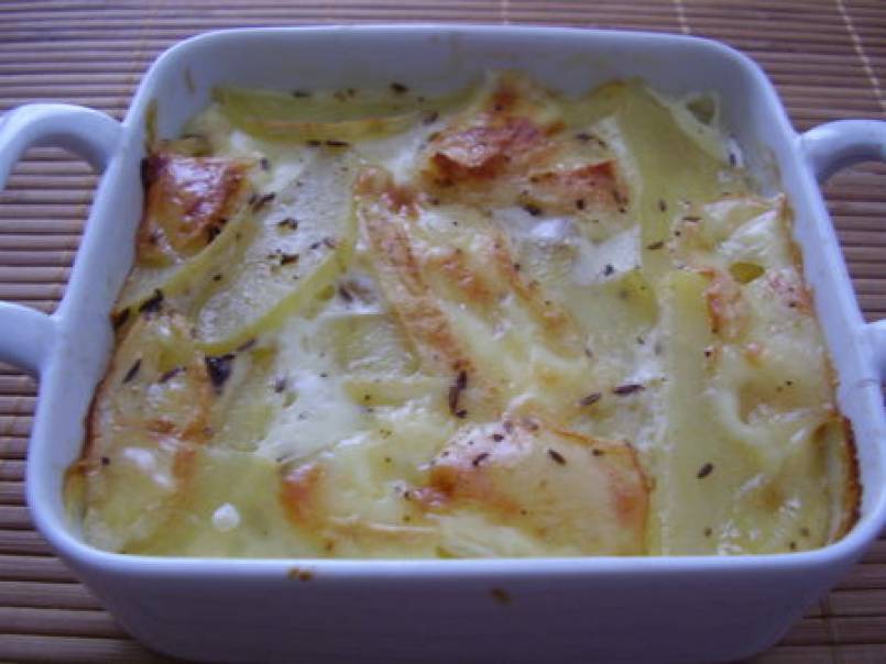 Clafoutis Aux Pommes De Terremunster Et Cumin