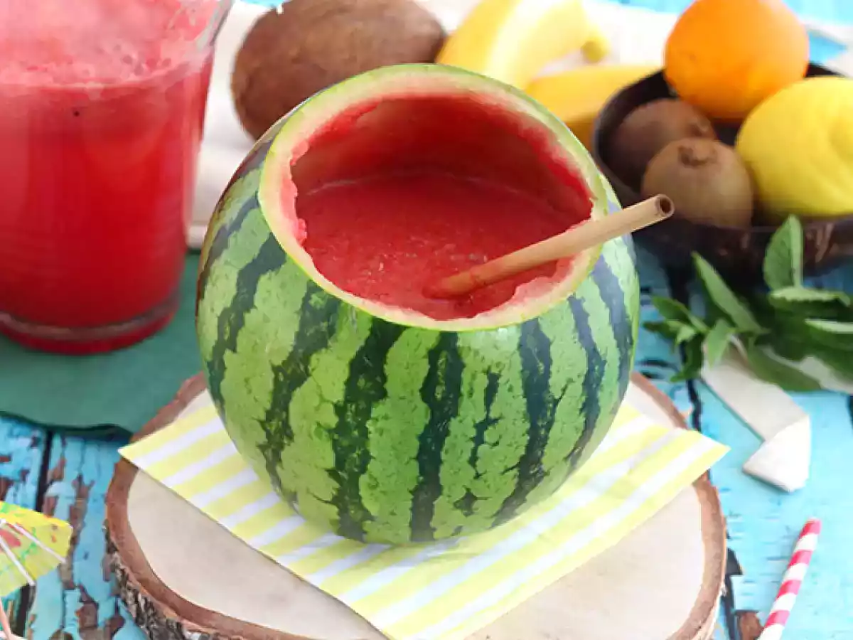 Cocktail gin pastèque