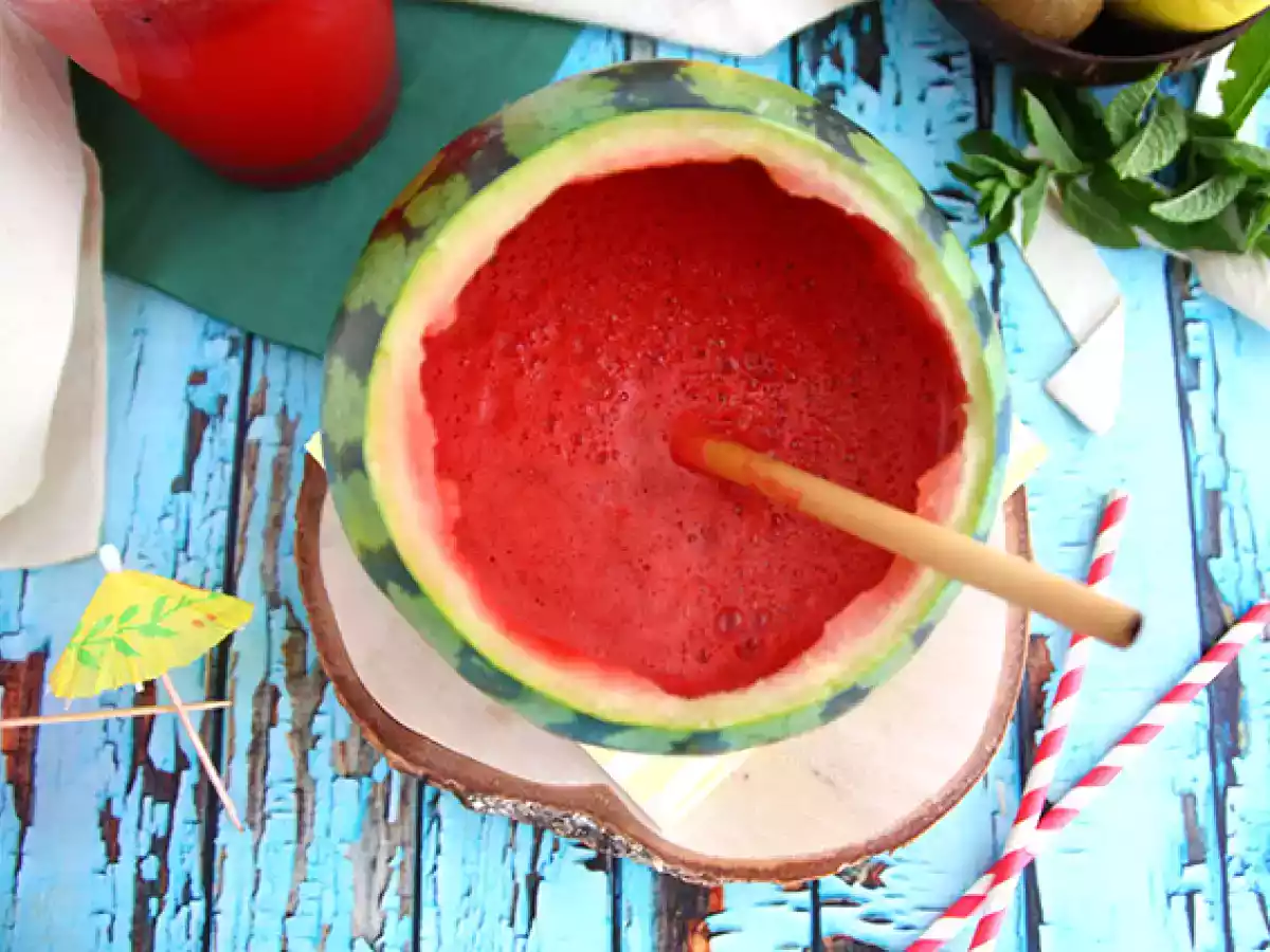 Cocktail gin pastèque - photo 5