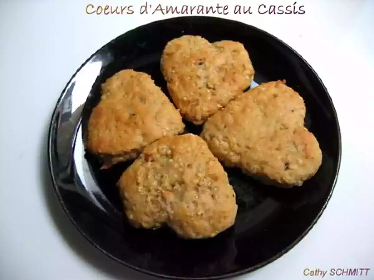 Coeurs d'amarante au cassis - photo 2