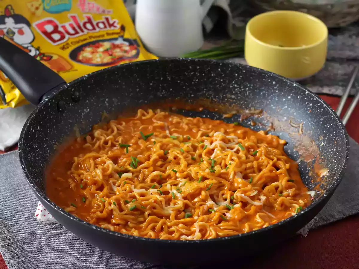 Comment cuisiner les Buldak goût Cheese? Recette facile et rapide! - photo 5