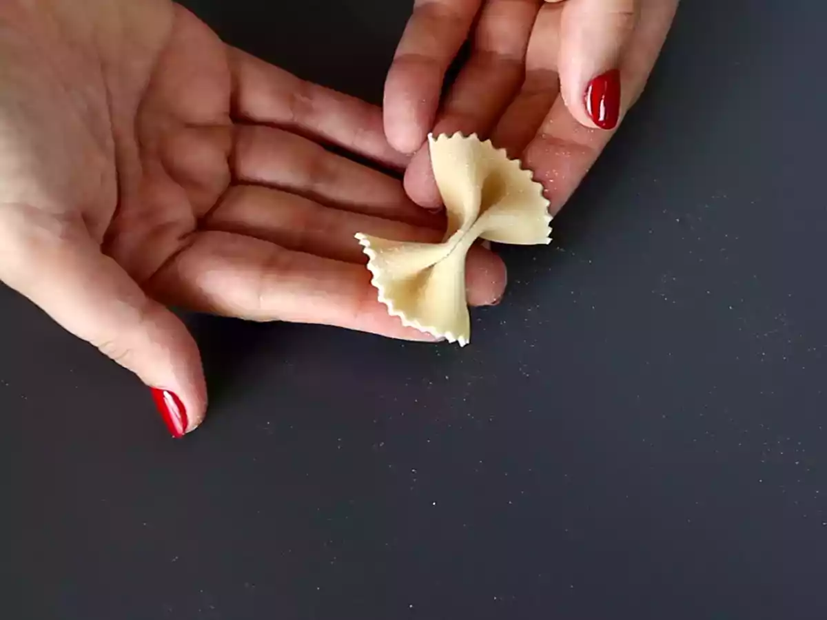 Comment faire des pâtes maison : les farfalle, petites pâtes en forme de papillon - photo 2