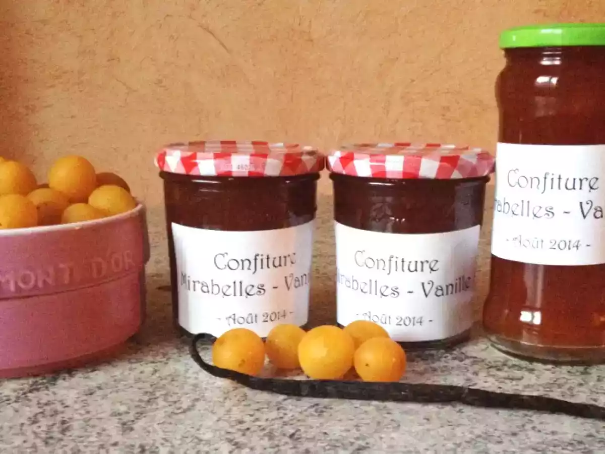 Confiture de mirabelles à la vanille - photo 2