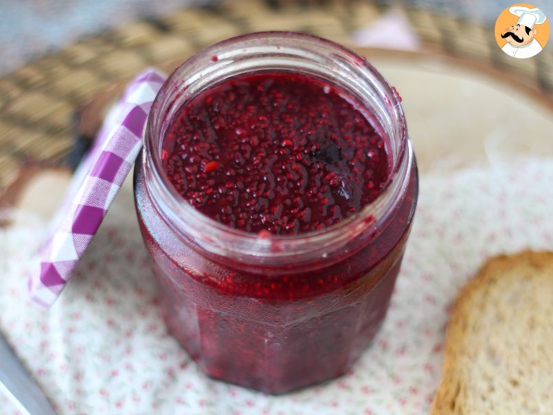 Confiture saine aux fruits rouges et graines de chia - photo 3