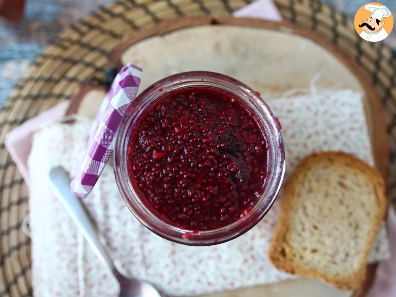 Confiture saine aux fruits rouges et graines de chia - photo 4