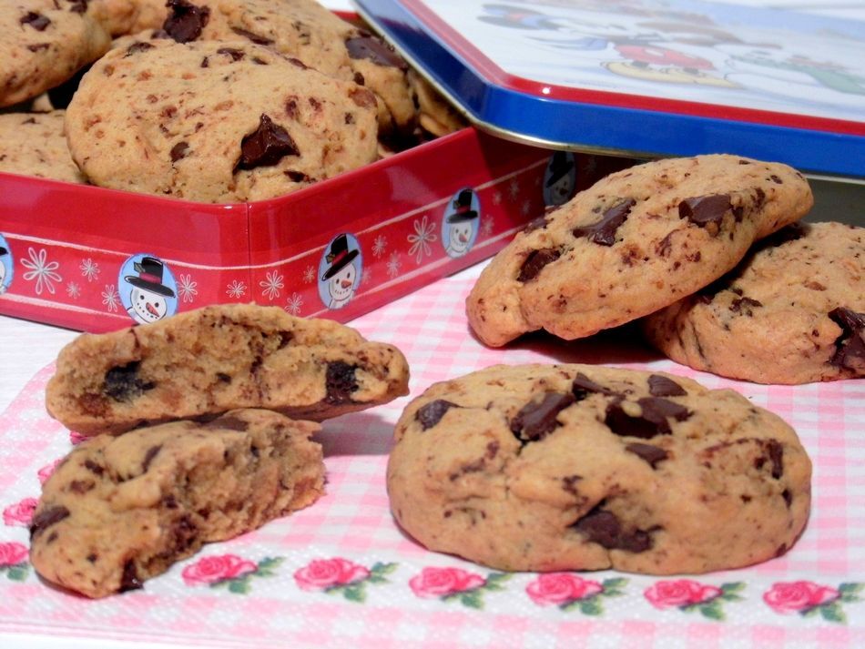 Cookies au spéculoos et chocolat, Recette Ptitchef