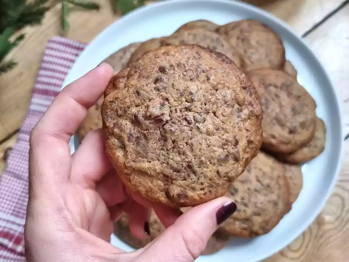 Cookies au Thermomix avec des pépites de chocolat - photo 2