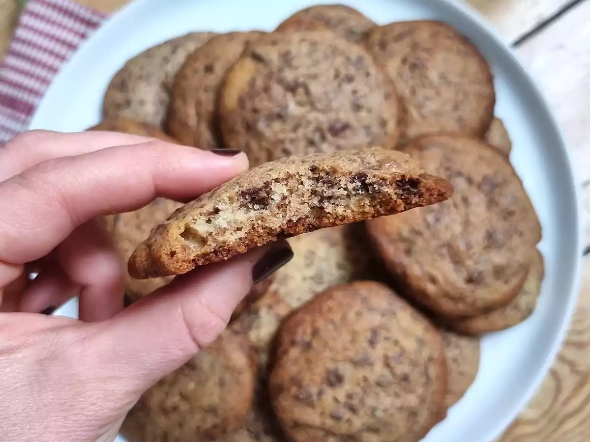 Cookies au Thermomix avec des pépites de chocolat - photo 3