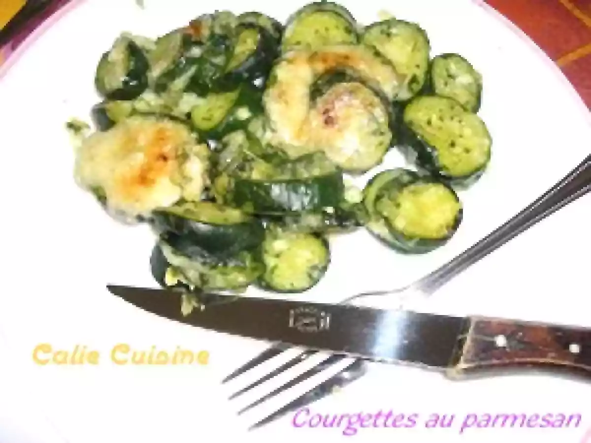 Courgettes gratinées au parmesan !! - photo 2