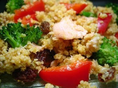 Couscous de saumon aux légumes - Recettes de cuisine Ôdélices