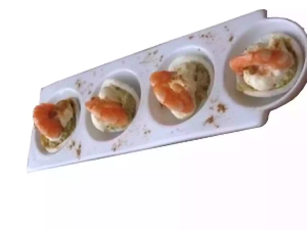 CREVETTES A LA MOUSSE DE COURGETTES, CHANTILLY AU CURRY - photo 3